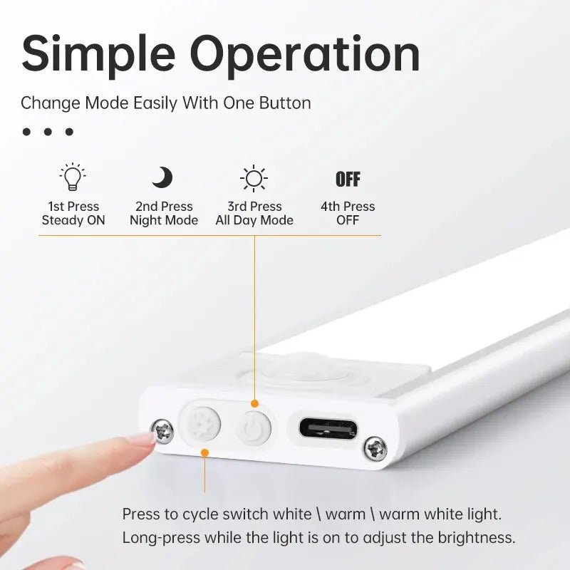 Wireless LED Motion Sensor Night Light
