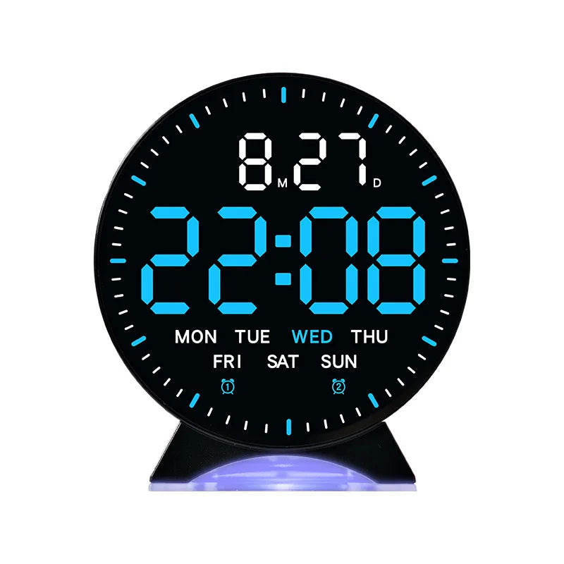 LED Digital Alarm Clock with Dual Alarms