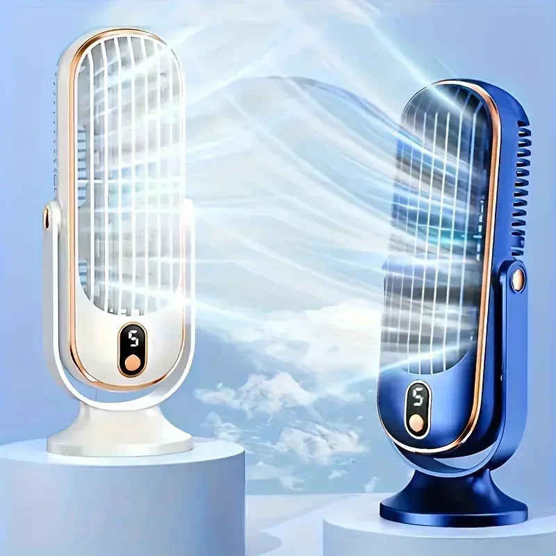 Rechargeable Portable Bladeless Desk Fan