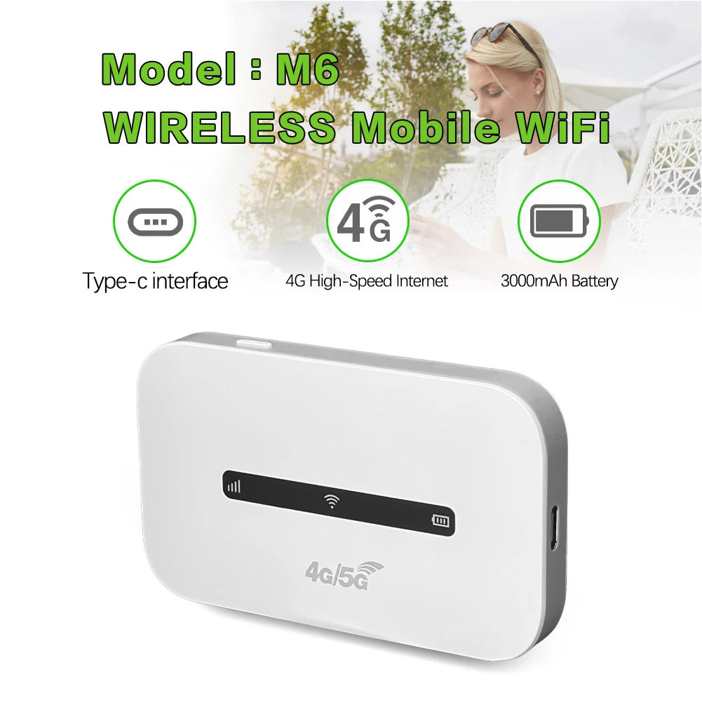 4G LTE Portable WiFi Hotspot for 10 Users