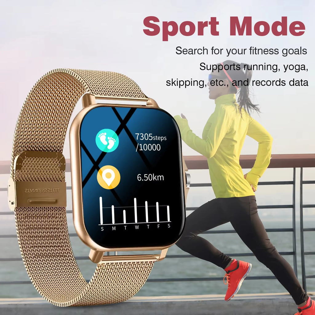KESHUYOU Bluetooth Smartwatch with Health Monitoring