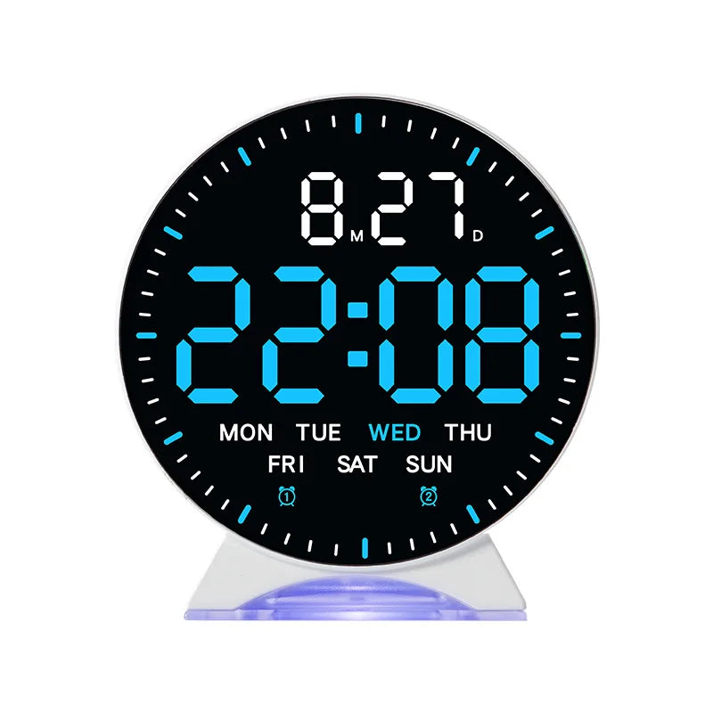 LED Digital Alarm Clock with Dual Alarms