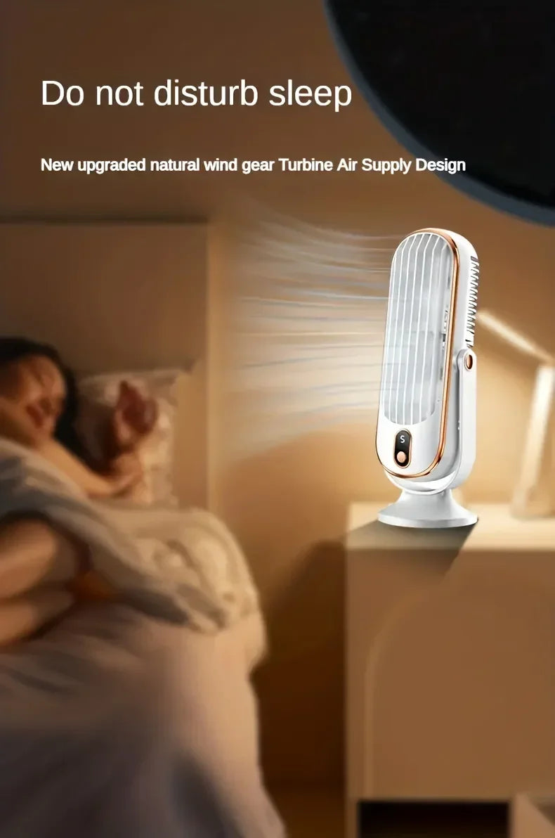 Rechargeable Portable Bladeless Desk Fan
