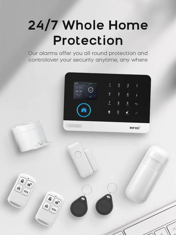PGST 4G WiFi Home Security System with PIR