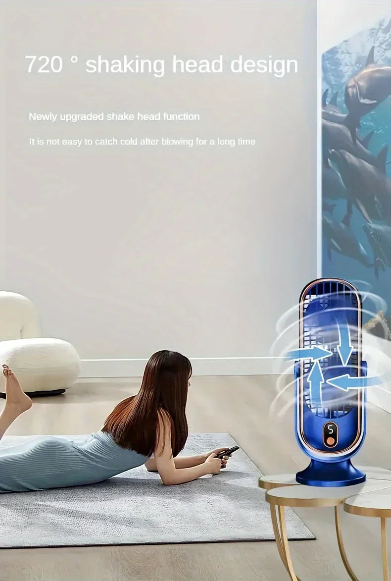 Rechargeable Portable Bladeless Desk Fan