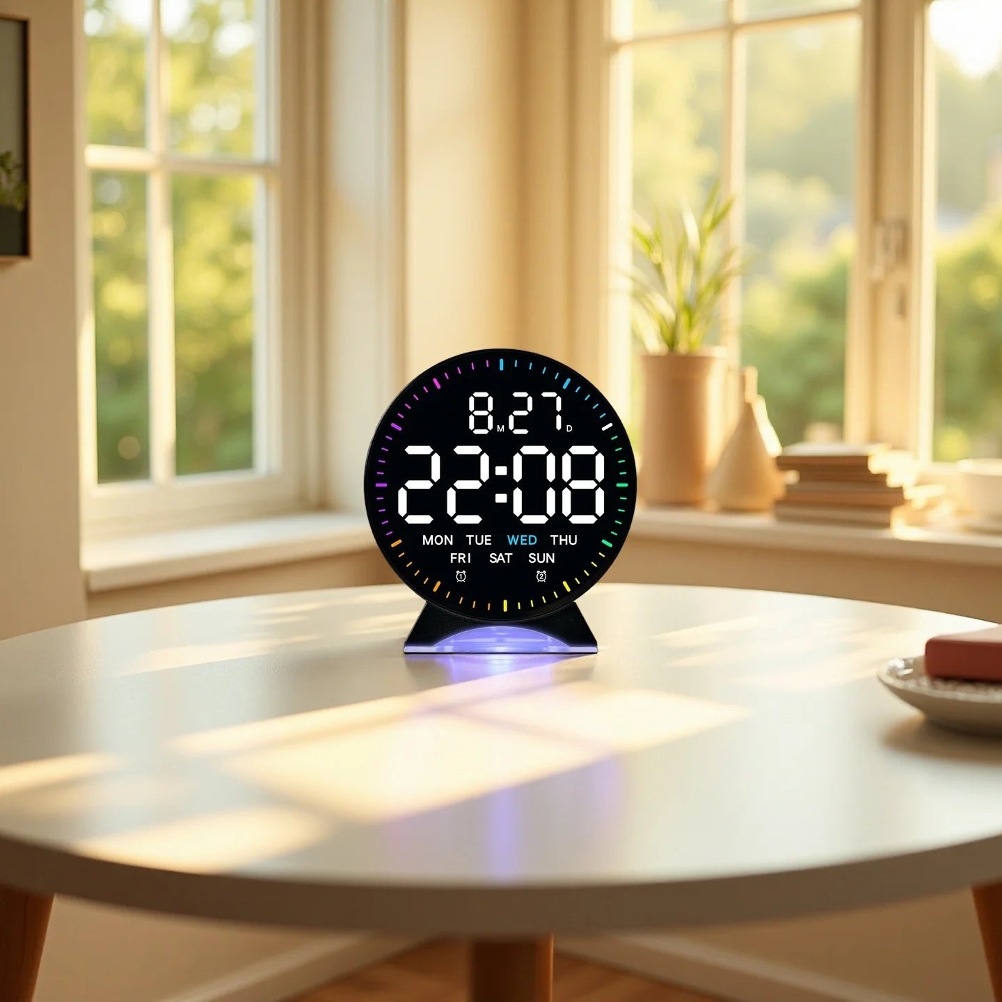 LED Digital Alarm Clock with Dual Alarms