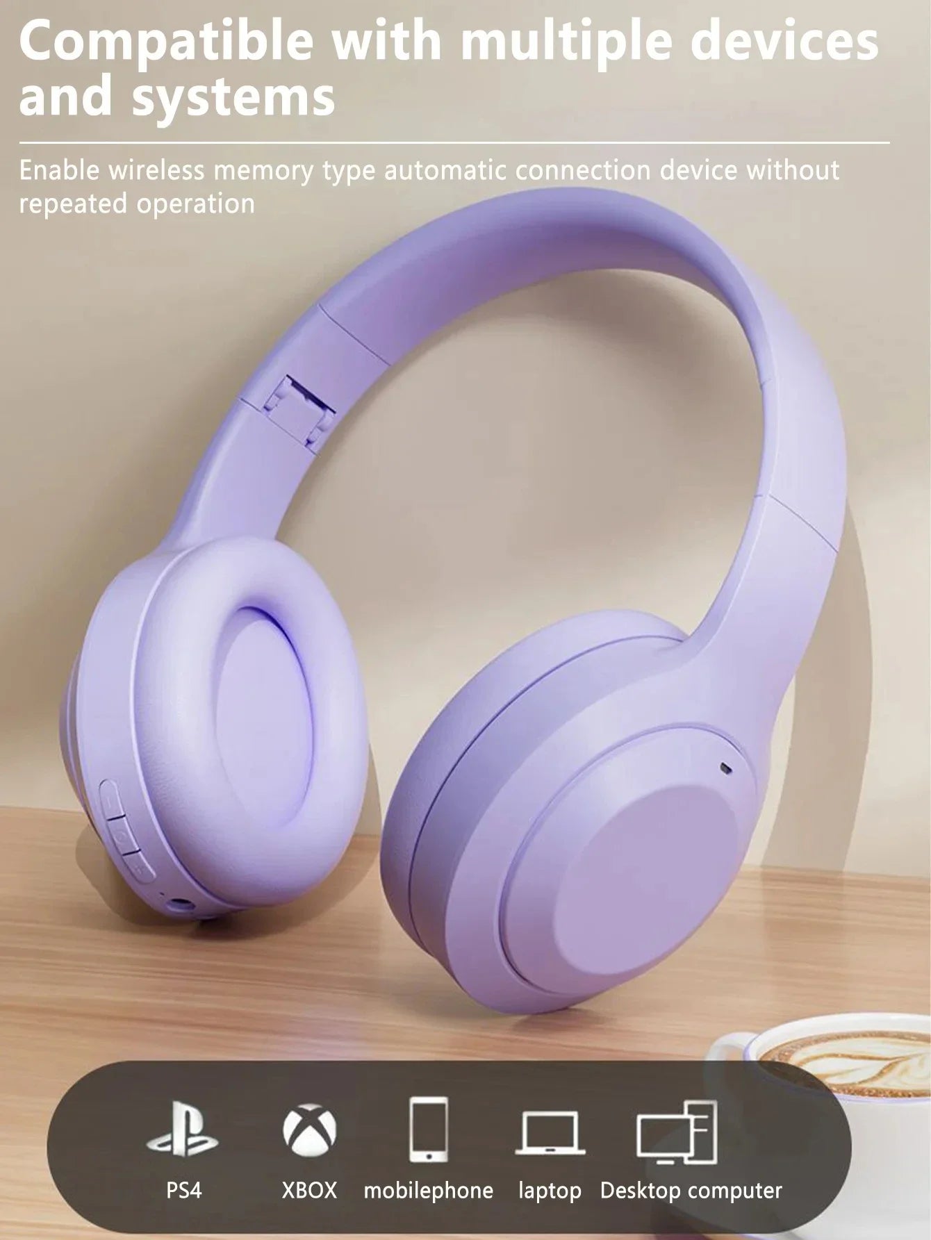 Lenovo Wireless Over-Ear Noise Canceling Headphones