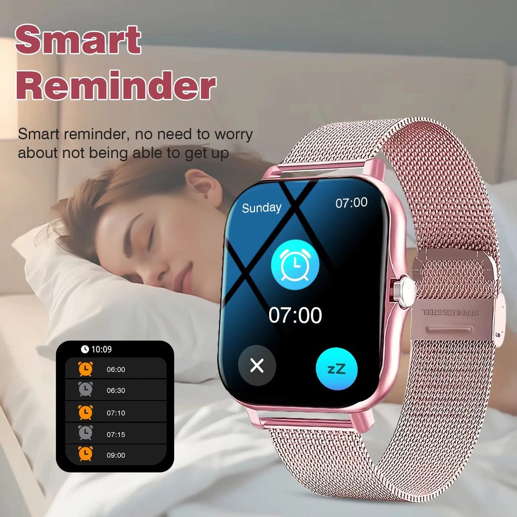 KESHUYOU Bluetooth Smartwatch with Health Monitoring