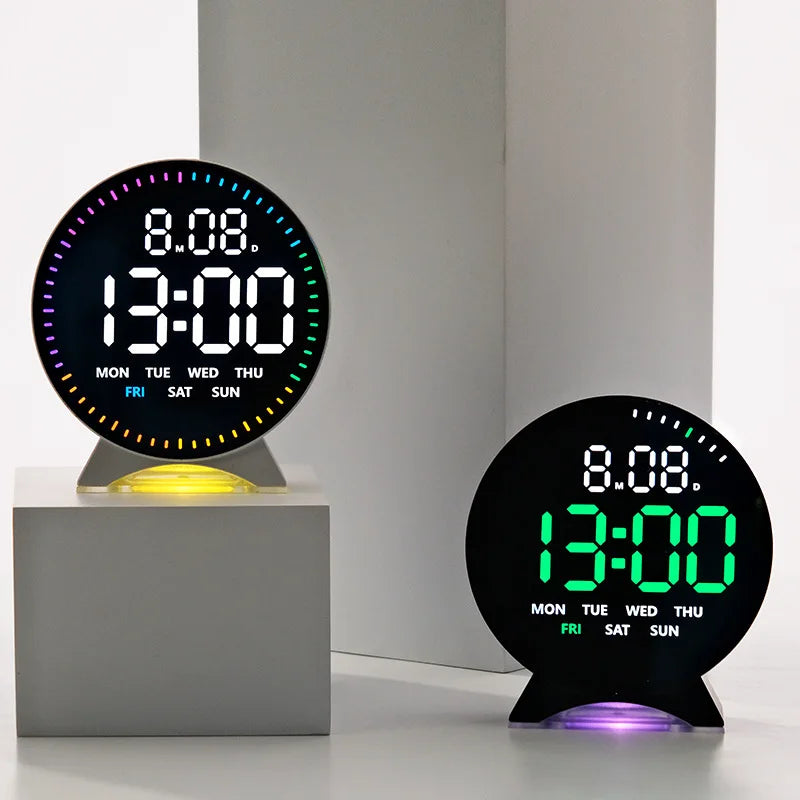 LED Digital Alarm Clock with Dual Alarms