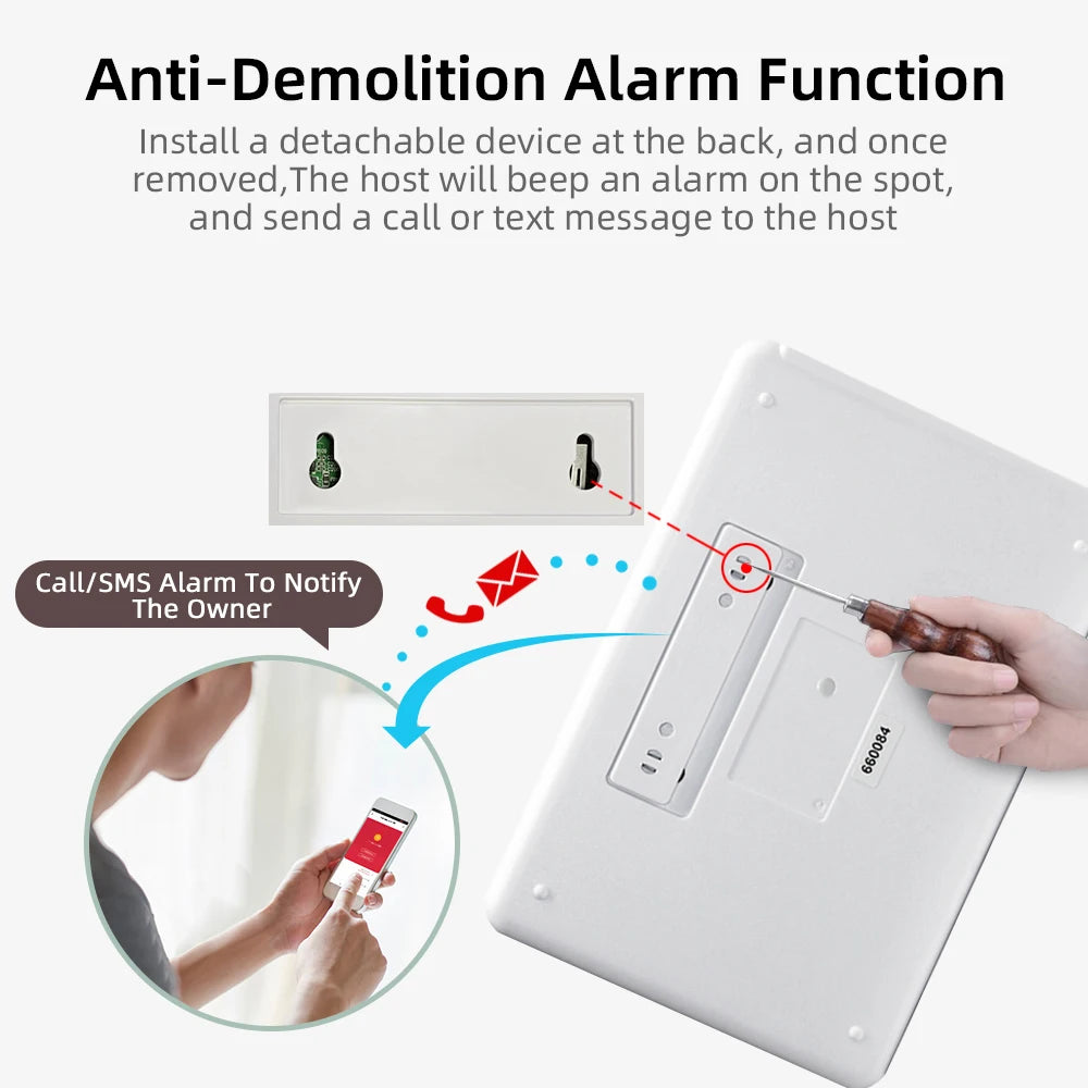 PGST 4G WiFi Home Security System with PIR