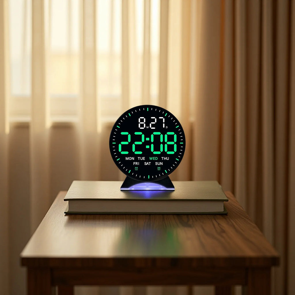 LED Digital Alarm Clock with Dual Alarms