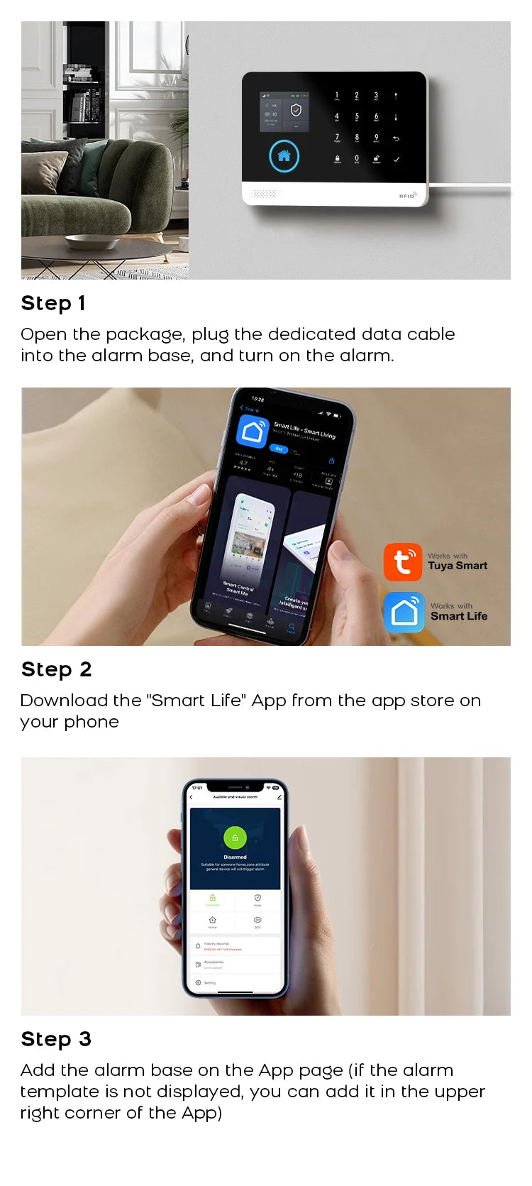 PGST 4G WiFi Home Security System with PIR