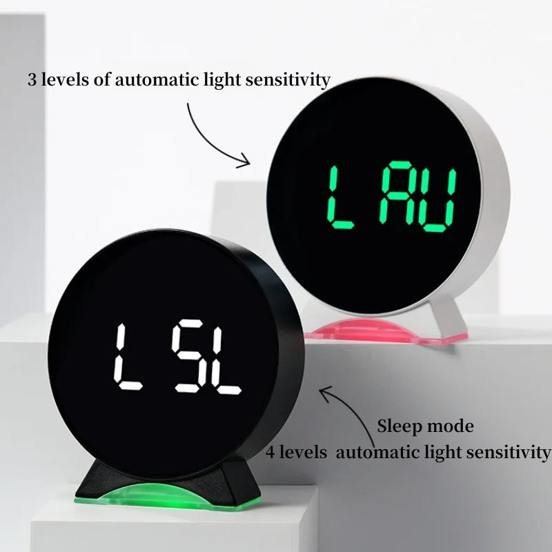 LED Digital Alarm Clock with Dual Alarms