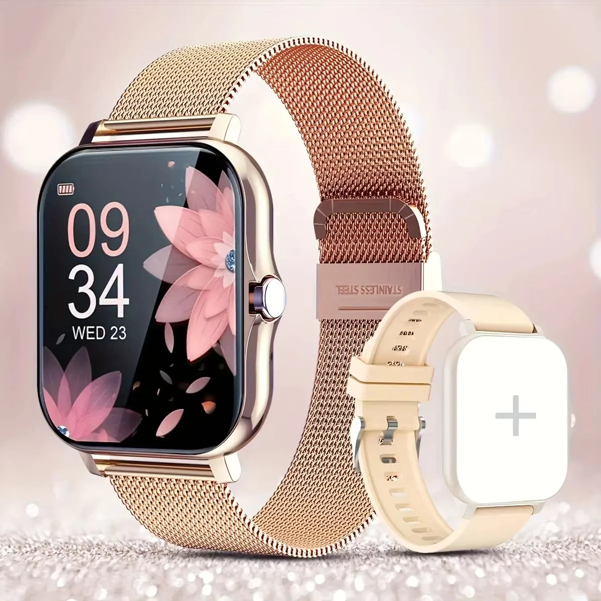 KESHUYOU Bluetooth Smartwatch with Health Monitoring